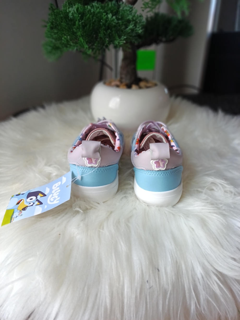 Kids Bluey Sneakers in Pink & Blue - Picture 6 of 7